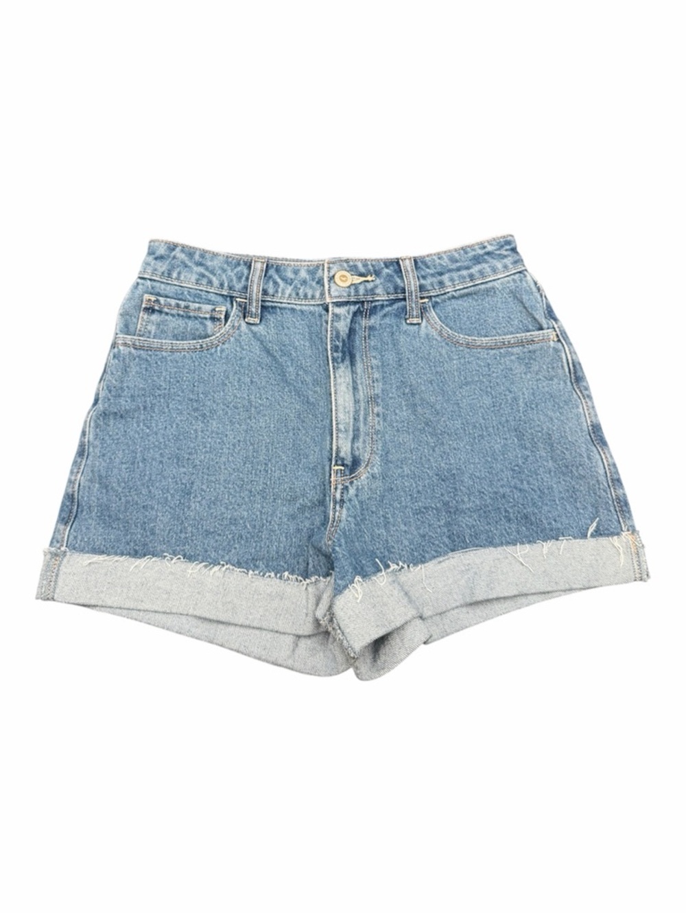 Hollister Light Blue Rolled Hem Denim Shorts size 2/26